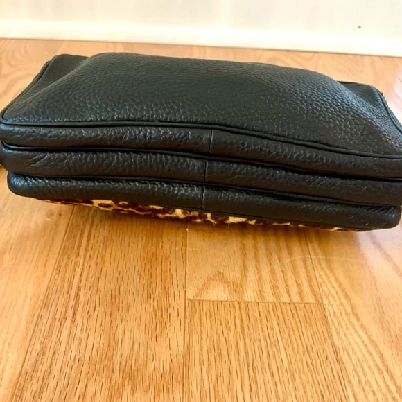 Whistles (UK)—LIKE NEW—Leather Leopard Print Crossbody Bag - Picture 7 of 13